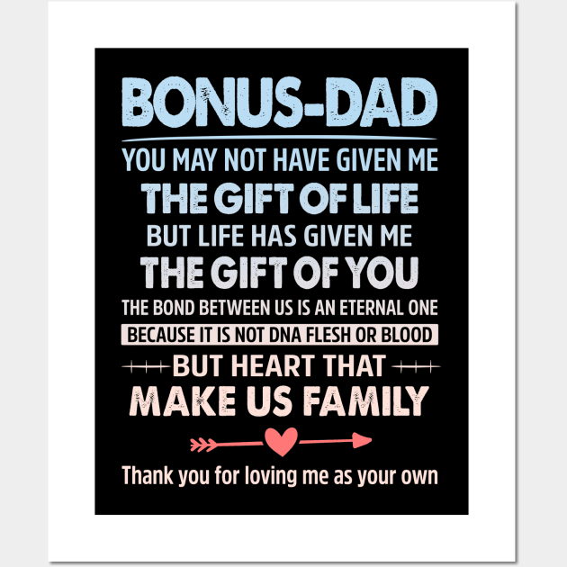 Bonus Dad Wall Art by JiiKo